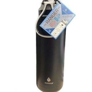 Manna black tumbler stainless steel 40oz The Ranger Pro cold or hot carry handle